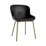 Hyg Comfort Chair: Steel Base + Full Upholstered + Olive
