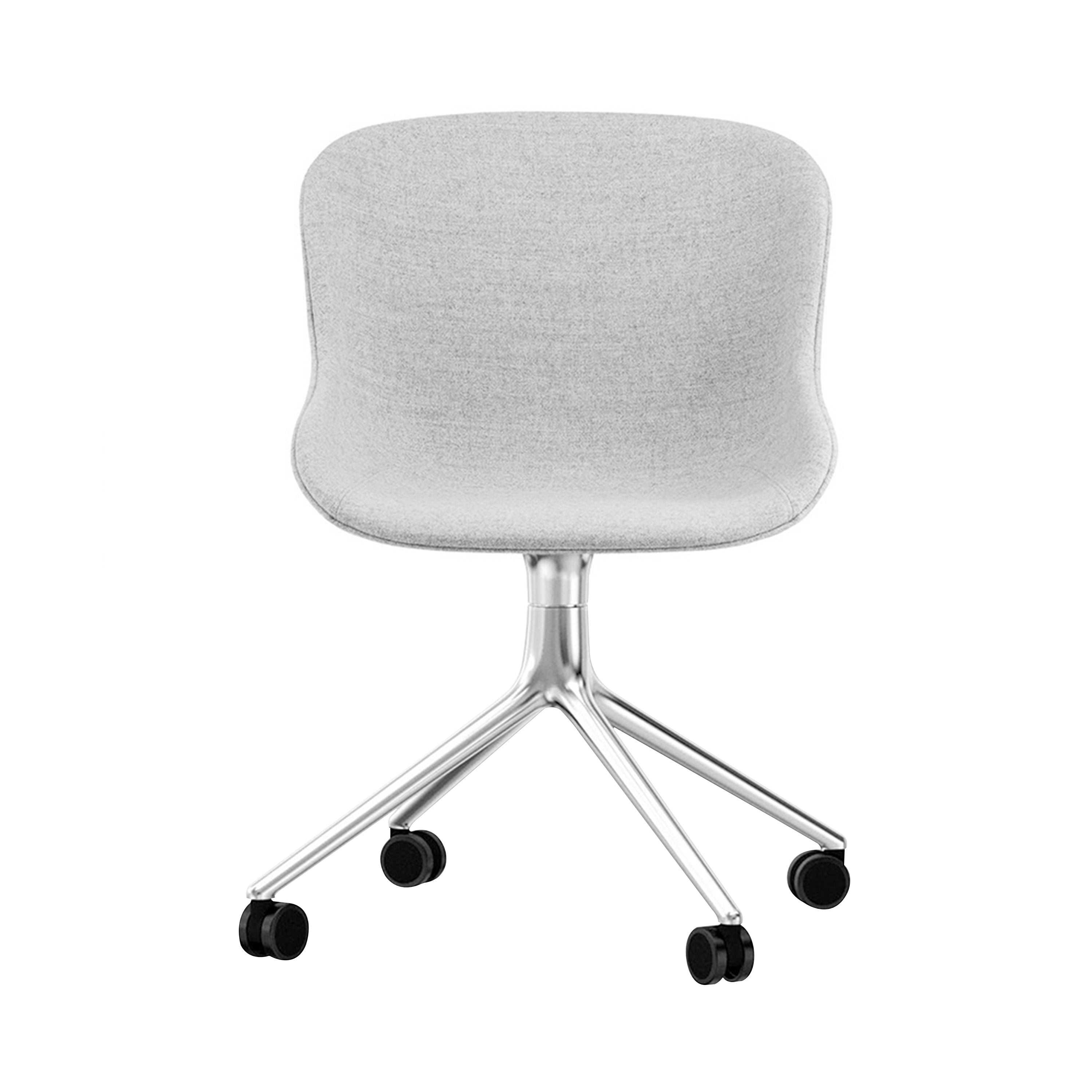Hyg Chair Swivel 4W: Full Upholstered + Aluminum