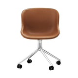 Hyg Chair Swivel 4W: Full Upholstered + Aluminum