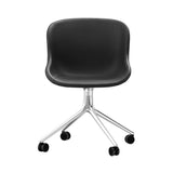 Hyg Chair Swivel 4W: Full Upholstered + Aluminum