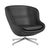 Hyg Lounge Chair Low: Swivel Base + Aluminum + Without Tilt