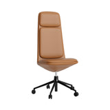 Off Chair 5W Gaslift with Cushion: High + Without Arm + Black Aluminum