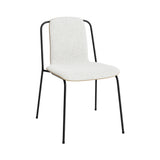 Studio Chair: Front Upholstered + Oak