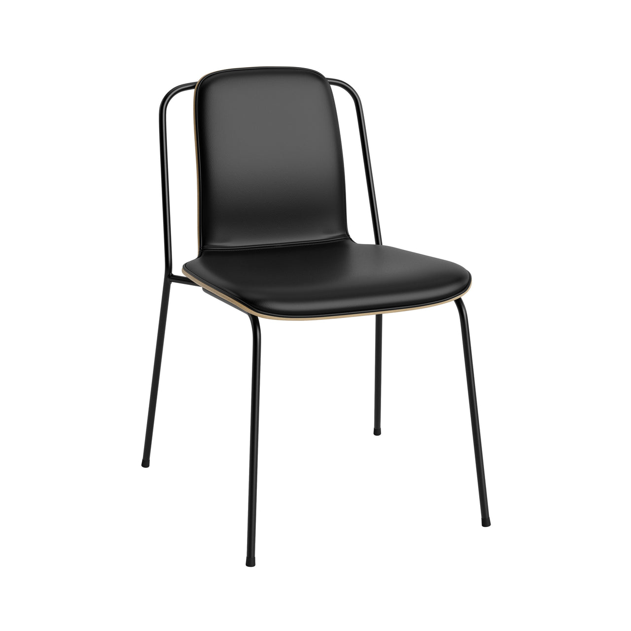 Studio Chair: Front Upholstered + Oak