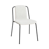 Studio Chair: Front Upholstered + Light Grey
