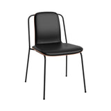 Studio Chair: Front Upholstered + Brown