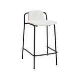 Studio Bar + Counter Stool: Front Upholstered + Counter + Oak