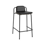 Studio Bar + Counter Stool: Front Upholstered + Counter + Oak