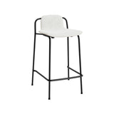 Studio Bar + Counter Stool: Front Upholstered + Counter + Light Grey
