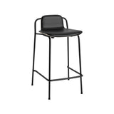 Studio Bar + Counter Stool: Front Upholstered + Counter + Light Grey