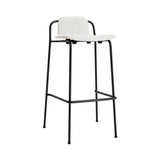 Studio Bar + Counter Stool: Front Upholstered + Bar + Light Grey