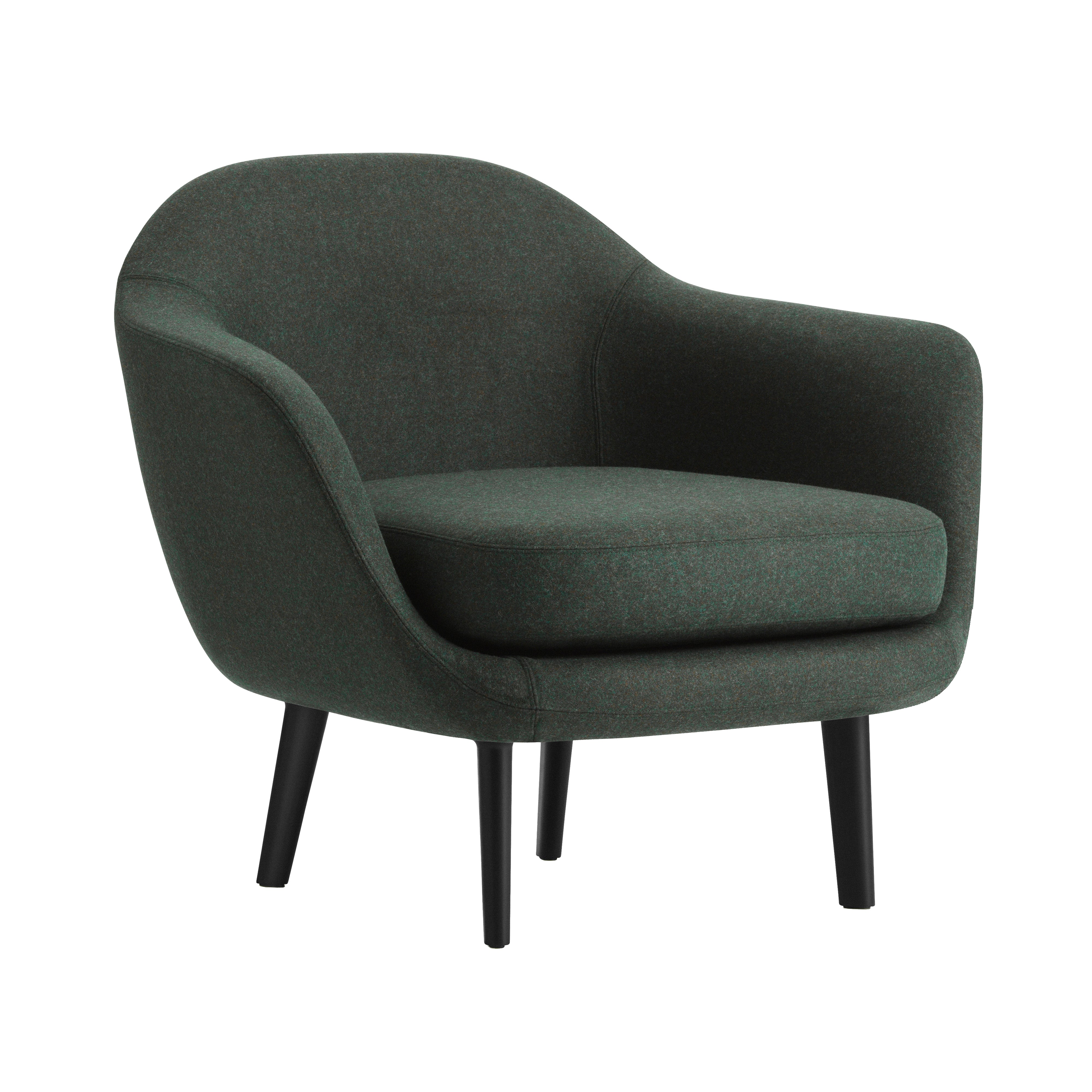 Sum Armchair: Black Aluminum
