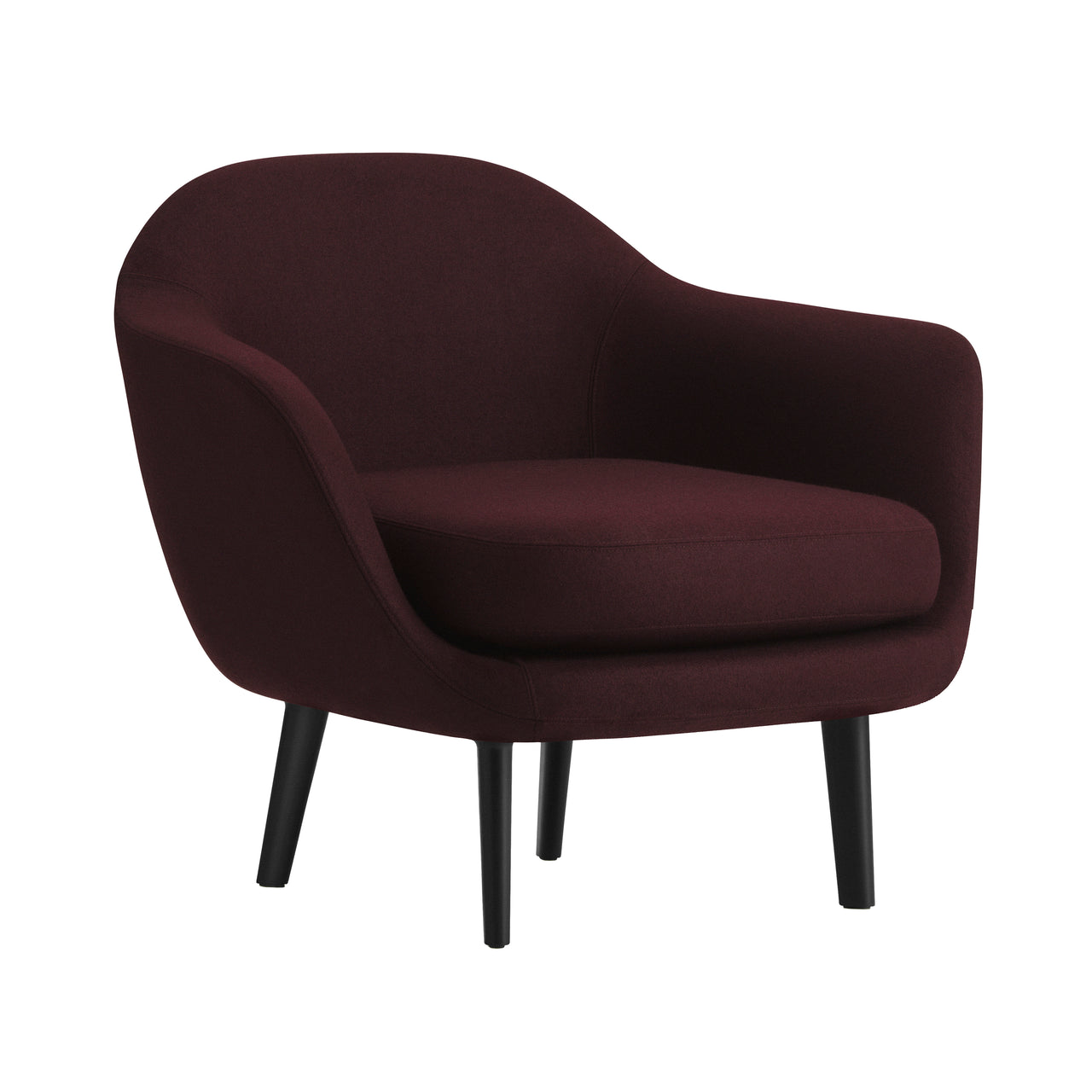 Sum Armchair: Black Aluminum