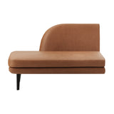 Sum Sofa Modules: Open Side - Left + Black Aluminum