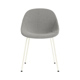 Mat Chair: Steel Base + Fully Upholstered + Cream
