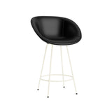 Mat Bar + Counter Armchair: Steel Base + Fully Upholstered + Counter + Cream