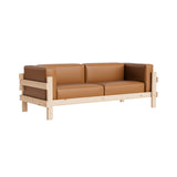Kube 3 Seater Sofa: Pine