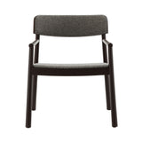 Timb Lounge Armchair: Upholstery + Brown + Stocked: Hallingdal 368