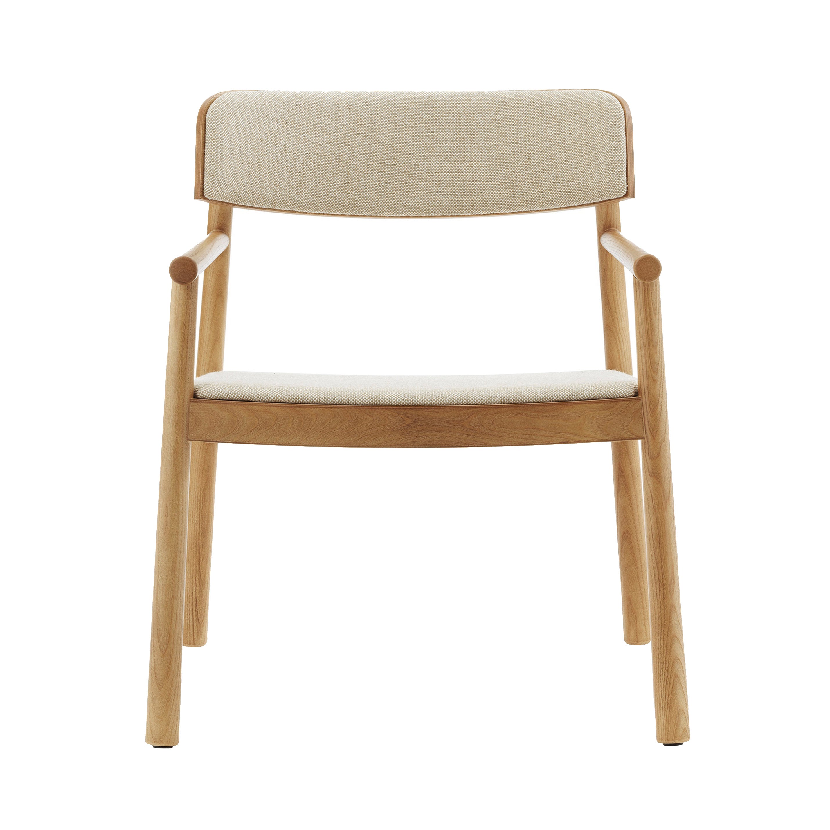 Timb Lounge Armchair: Upholstery + Tan + Hallingdal 220