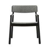 Timb Lounge Armchair: Upholstery + Black + Hallingdal 166