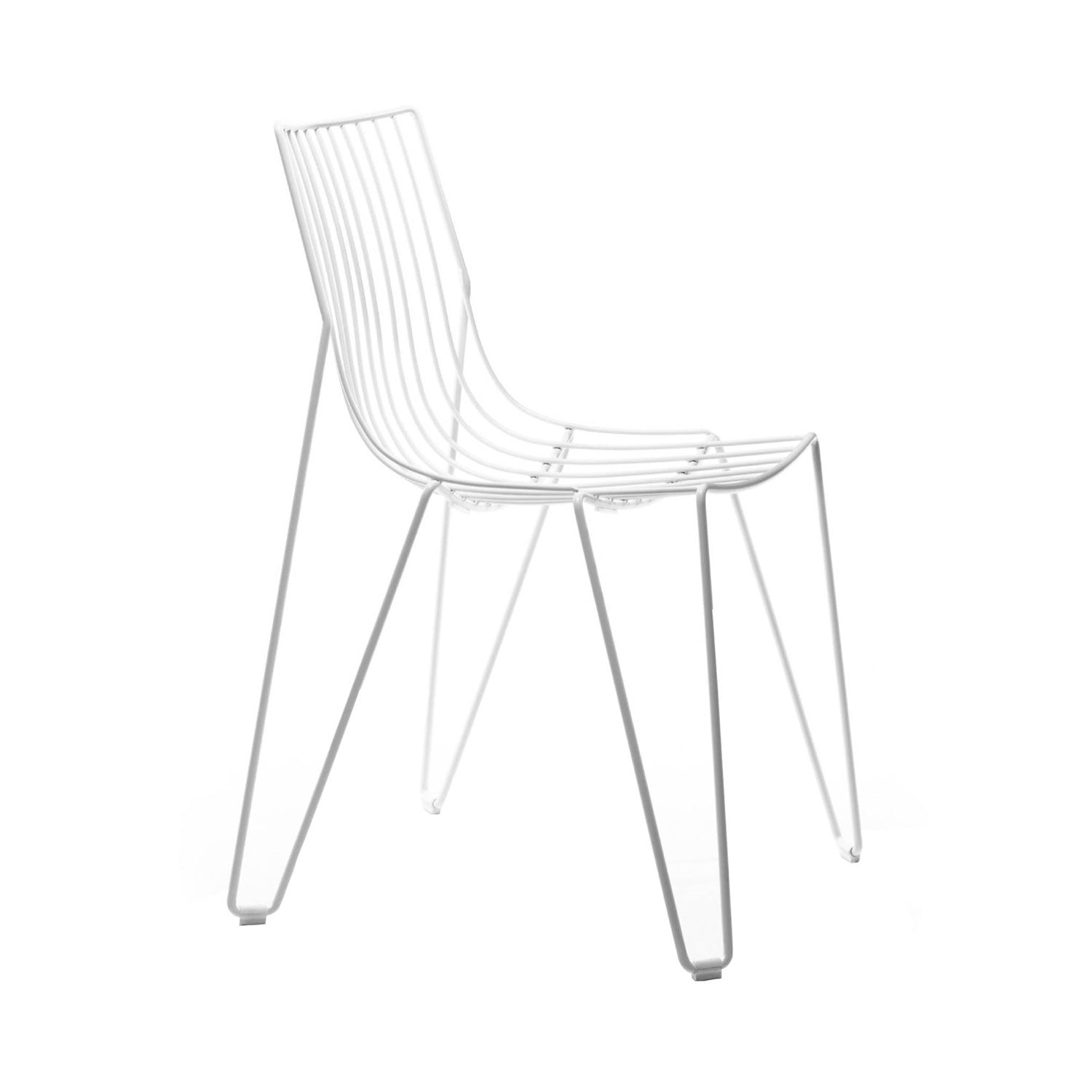 Tio Stacking Chair: White