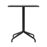 Harbour Column Dining Table: Rectangle + Black Painted Oak Veneer + Star