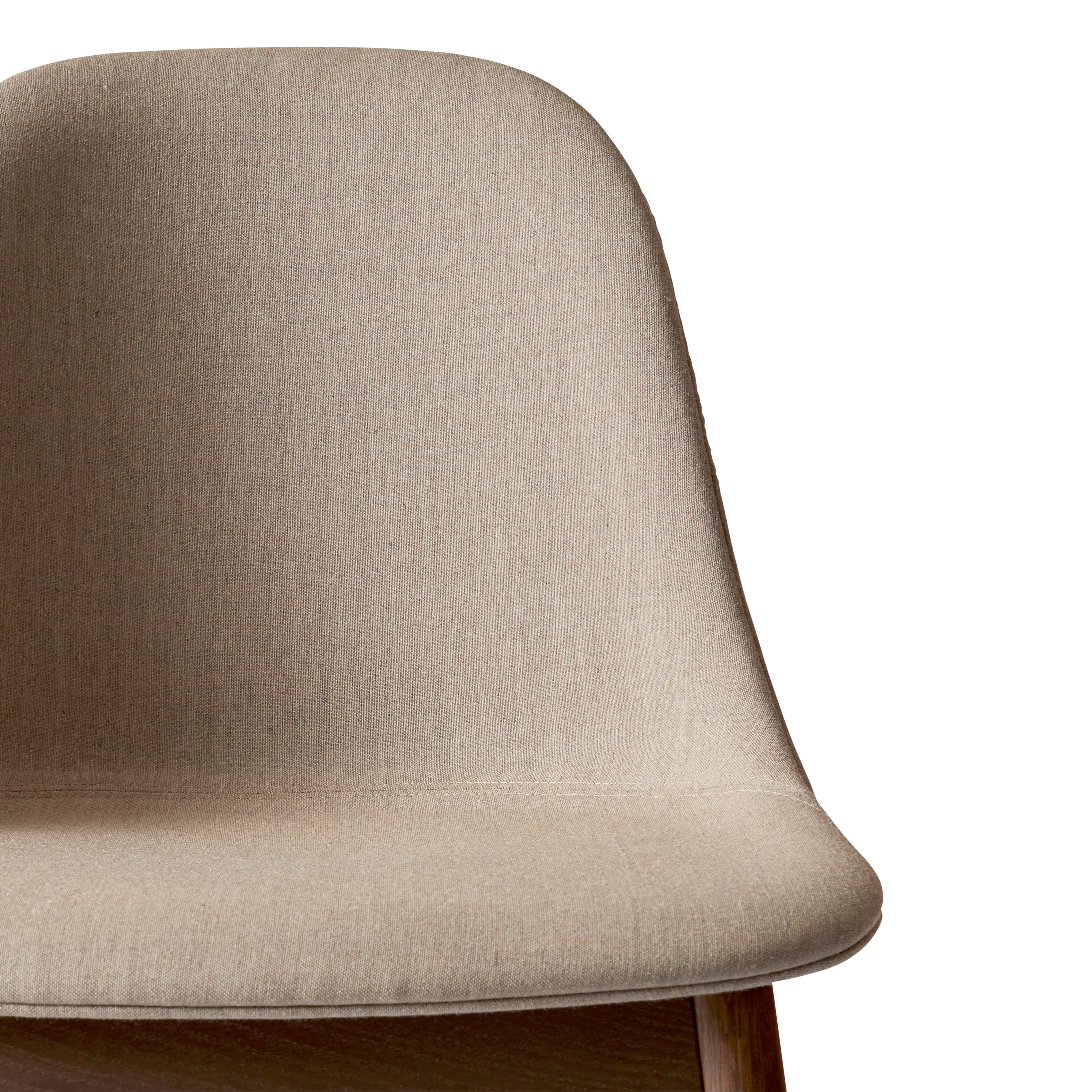 Harbour Side Chair: Wood Base Upholstered