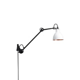 Lampe Gras N°222 Wall Lamp: White + Copper + Round