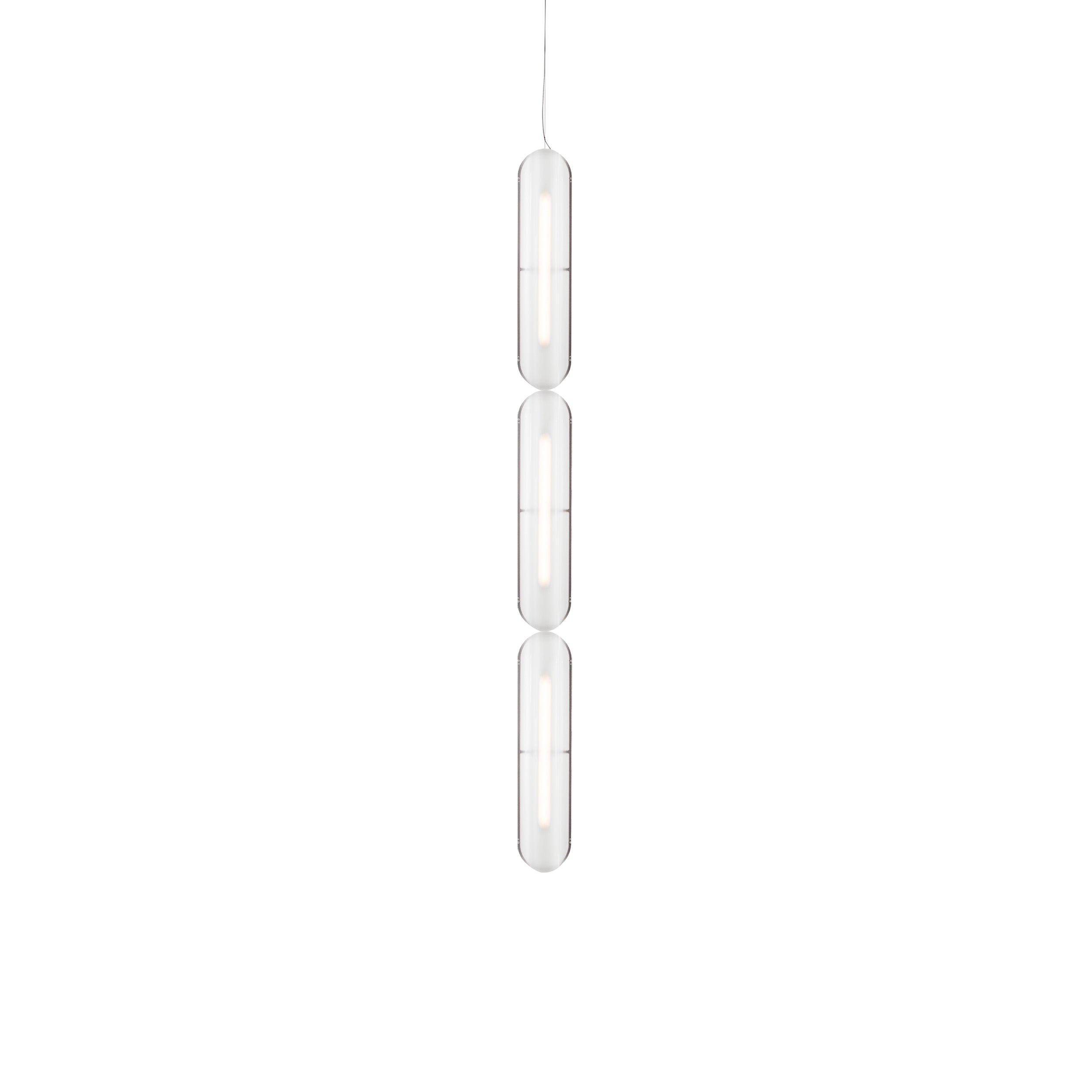Vale System Pendant Light: Vertical + End-to-End + Vale 3 + Rust