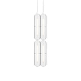Vale System Pendant Light: Vertical + Side-to-End + Anthracite + Vale 4- SE