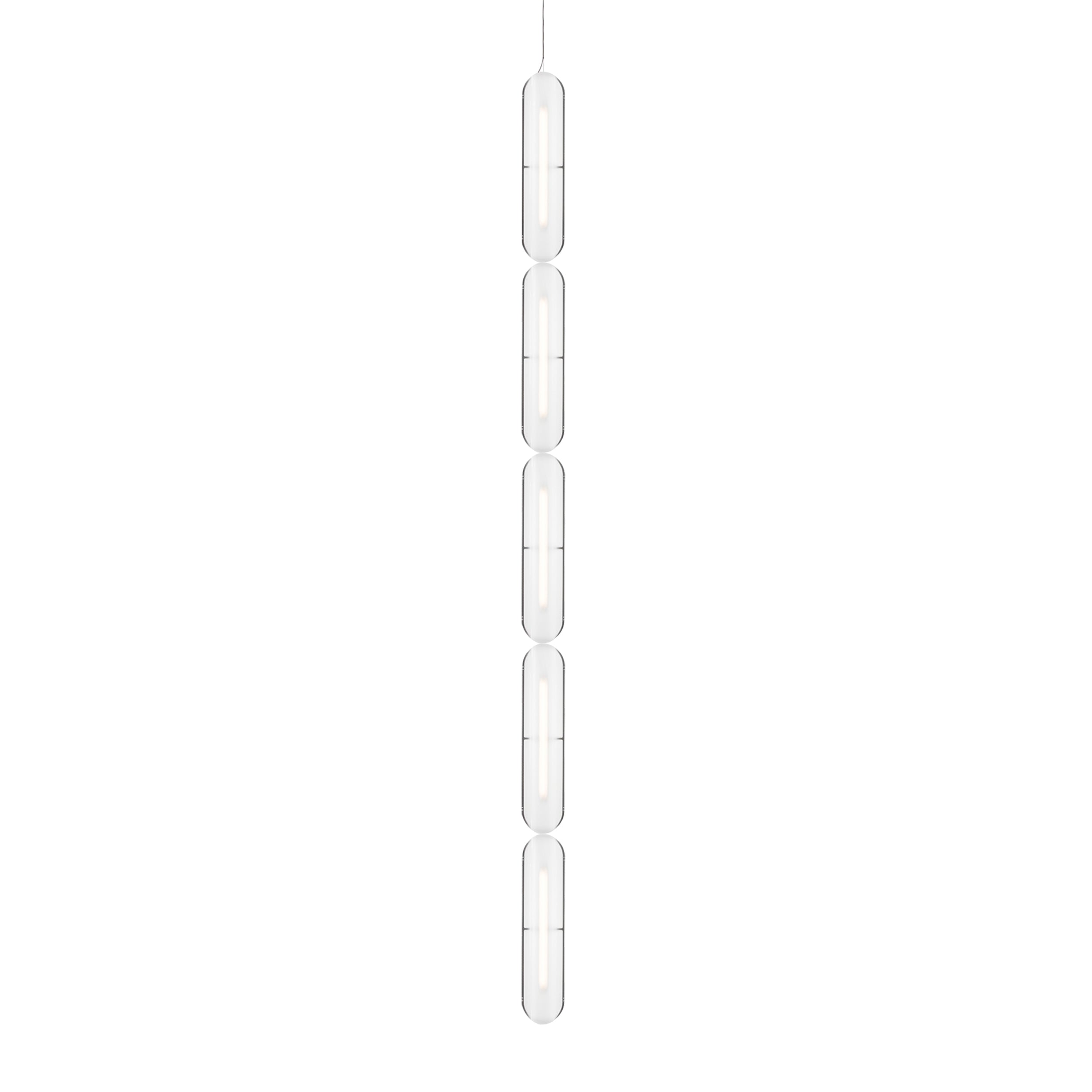 Vale System Pendant Light: Vertical + End-to-End + Vale 5 + Anthracite