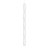Vale System Pendant Light: Vertical + End-to-End + Vale 5 + Rust
