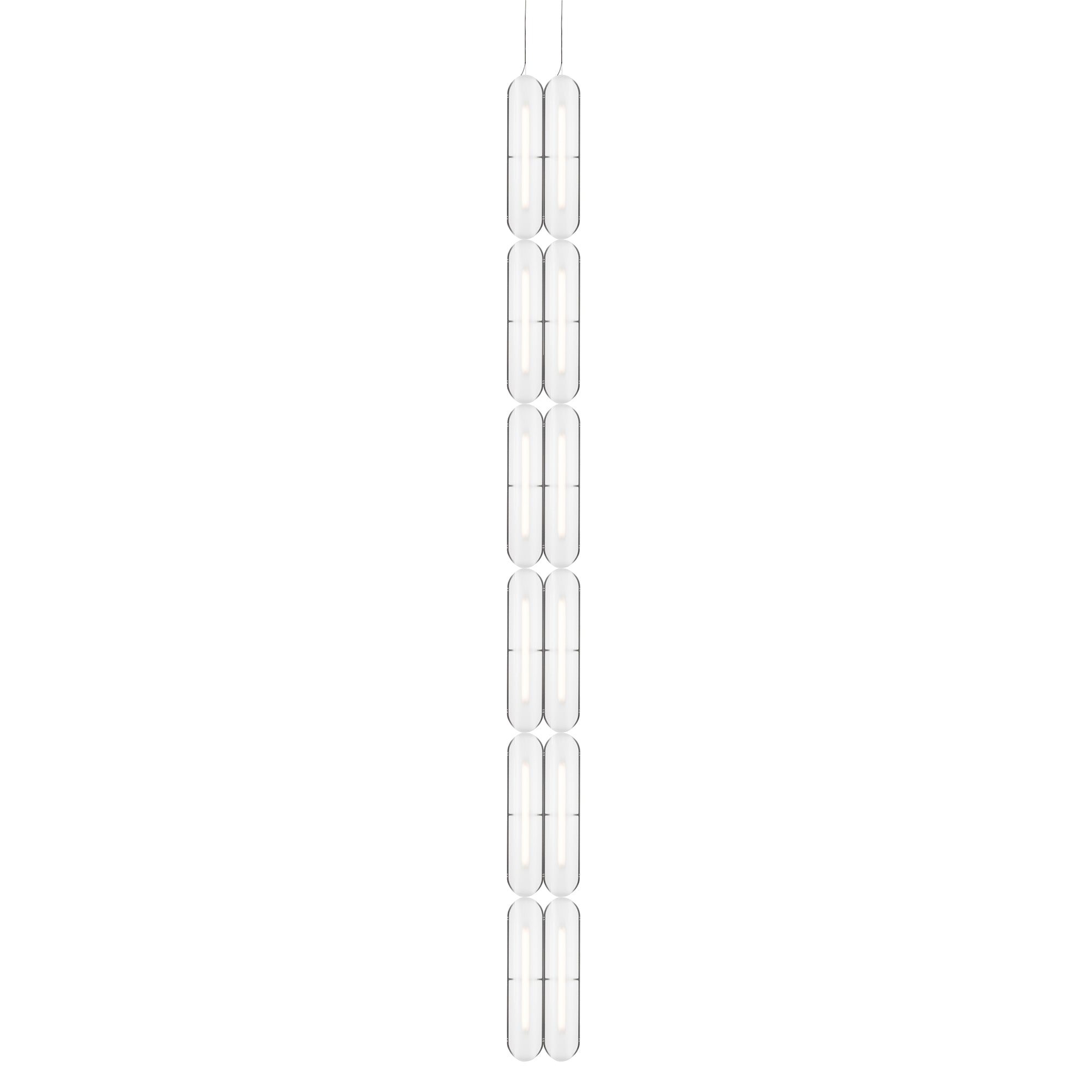 Vale System Pendant Light: Vertical + Side-to-End + Anthracite + Vale 6- SE