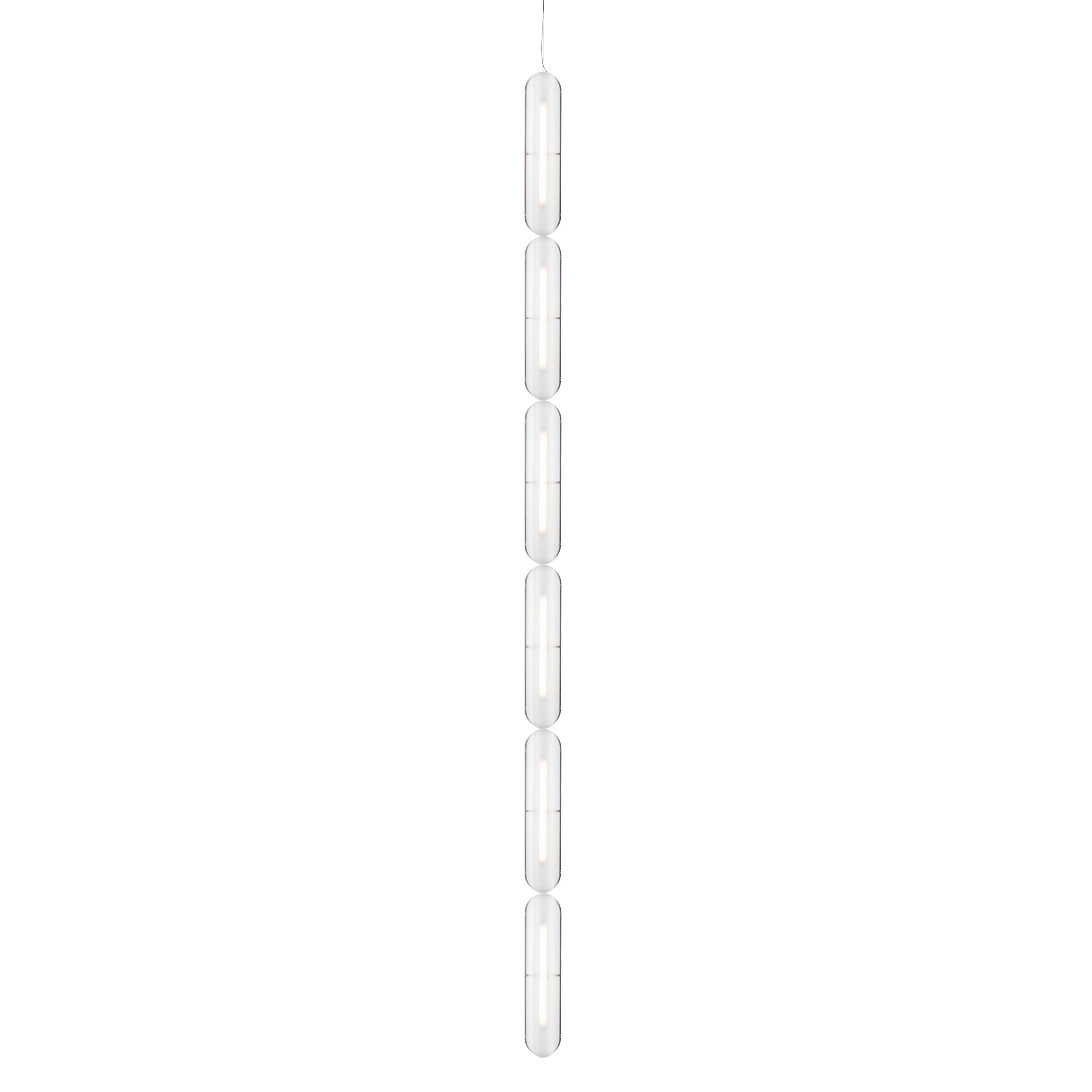 Vale System Pendant Light: Vertical + End-to-End + Vale 6 + Rust