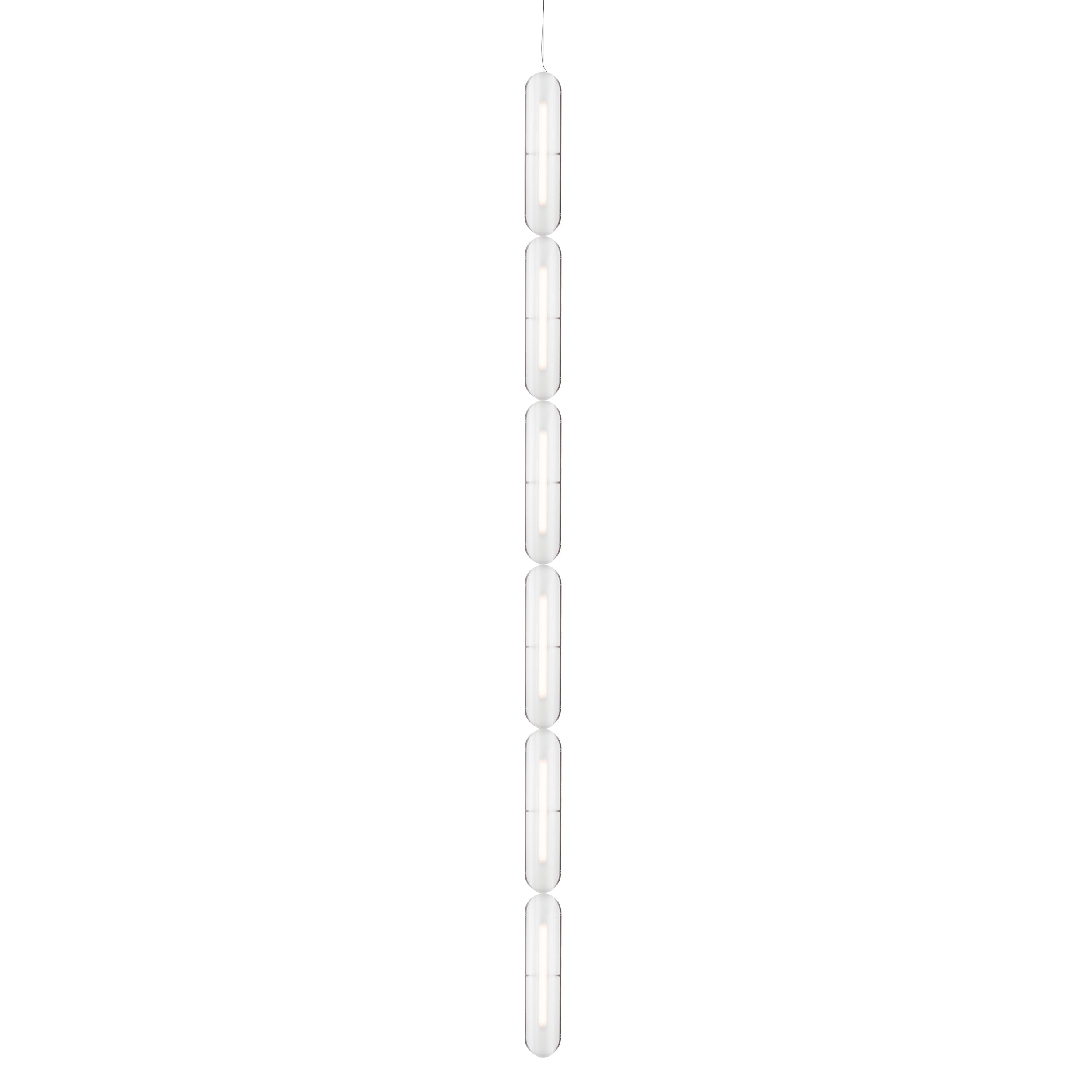 Vale System Pendant Light: Vertical + End-to-End + Vale 6 + Rust