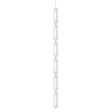 Vale System Pendant Light: Vertical + End-to-End + Vale 6 + Silica