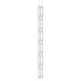Vale System Pendant Light: Vertical + Side-to-End + Silica + Vale 6- SE