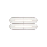 Vale System Ceiling/Wall Light: Horizontal + Side-to-Side + Vale 2 + Rust