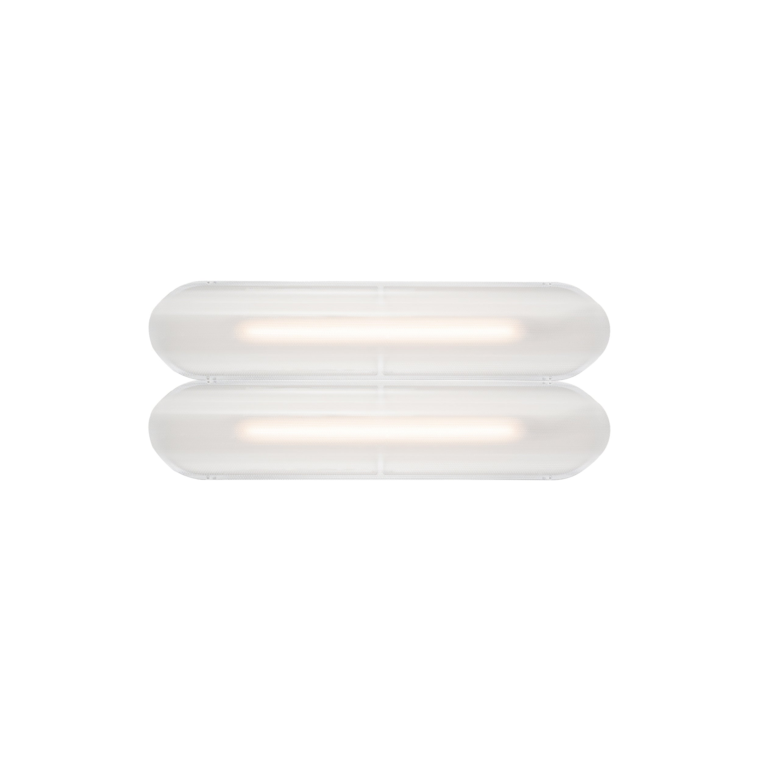 Vale System Ceiling/Wall Light: Horizontal + Side-to-Side + Vale 2 + Silica