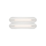 Vale System Ceiling/Wall Light: Horizontal + Side-to-Side + Vale 2 + Silica