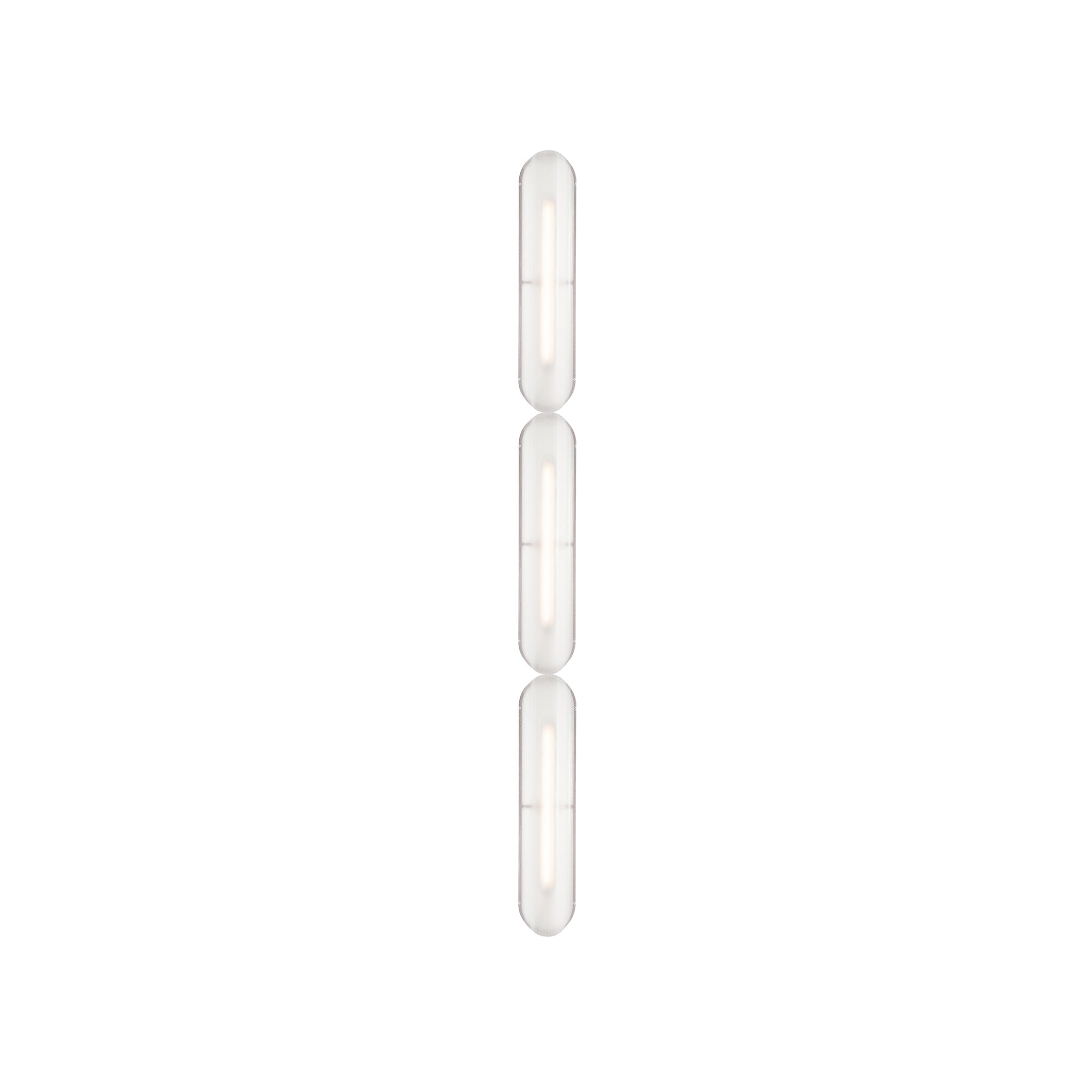 Vale System Ceiling/Wall Light: Vertical + End-to-End + Vale 3 + Rust