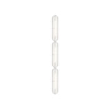 Vale System Ceiling/Wall Light: Vertical + End-to-End + Vale 3 + Rust