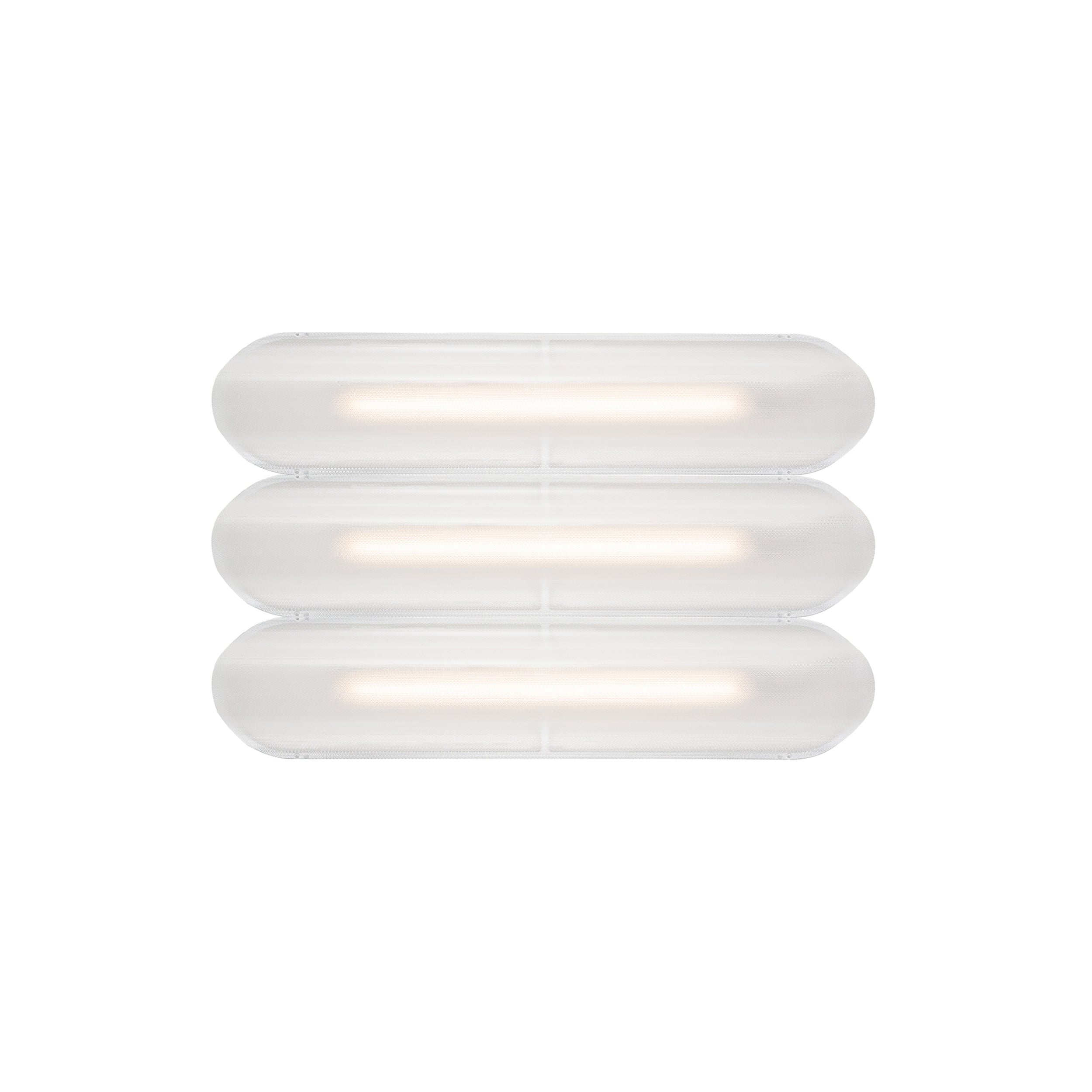 Vale System Ceiling/Wall Light: Horizontal + Side-to-Side + Vale 3 + Silica