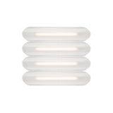 Vale System Ceiling/Wall Light: Horizontal + Side-to-Side + Vale 4 + Silica