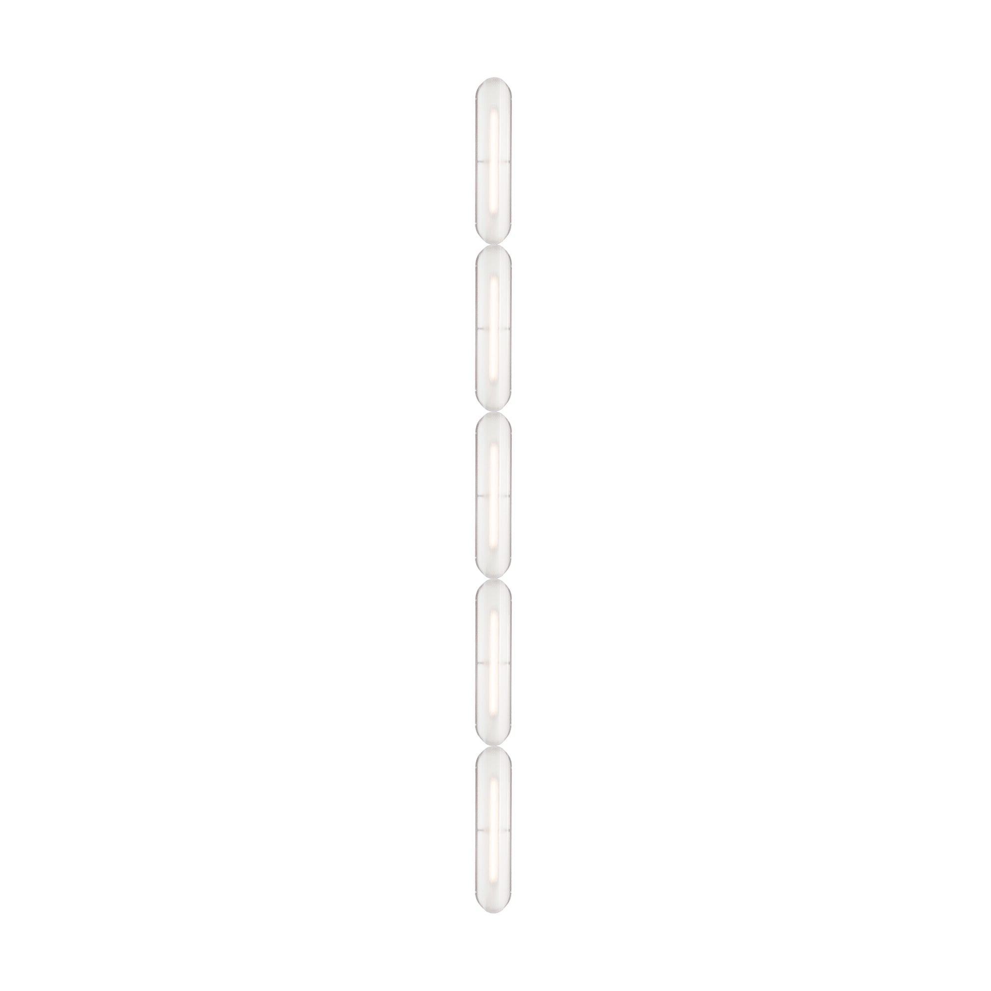 Vale System Ceiling/Wall Light: Vertical + End-to-End + Vale 5 + Rust