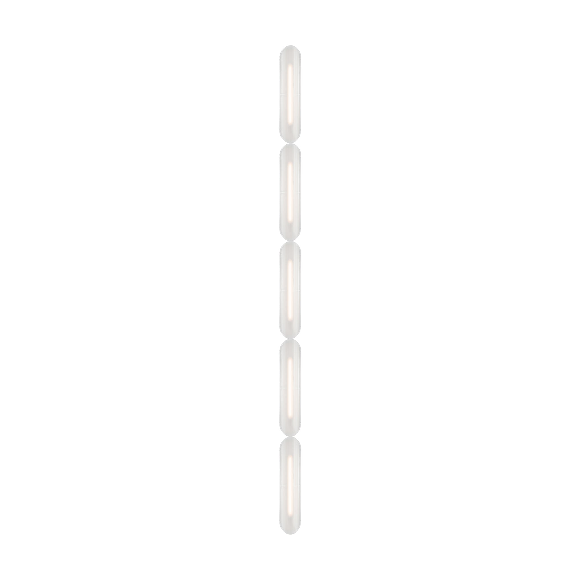 Vale System Ceiling/Wall Light: Vertical + End-to-End + Vale 5 + Silica