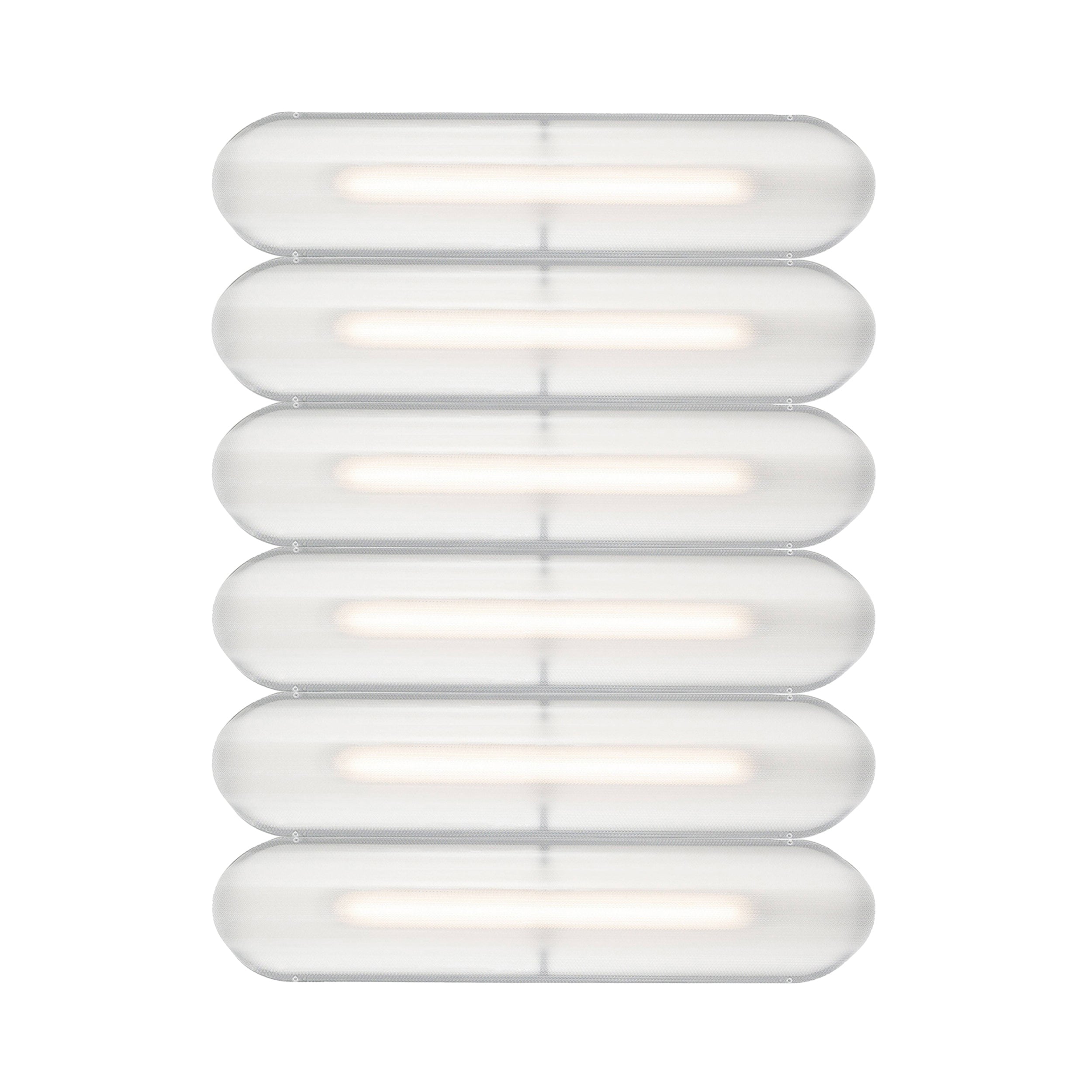 Vale System Ceiling/Wall Light: Horizontal + Side-to-Side + Vale 6 + Anthracite