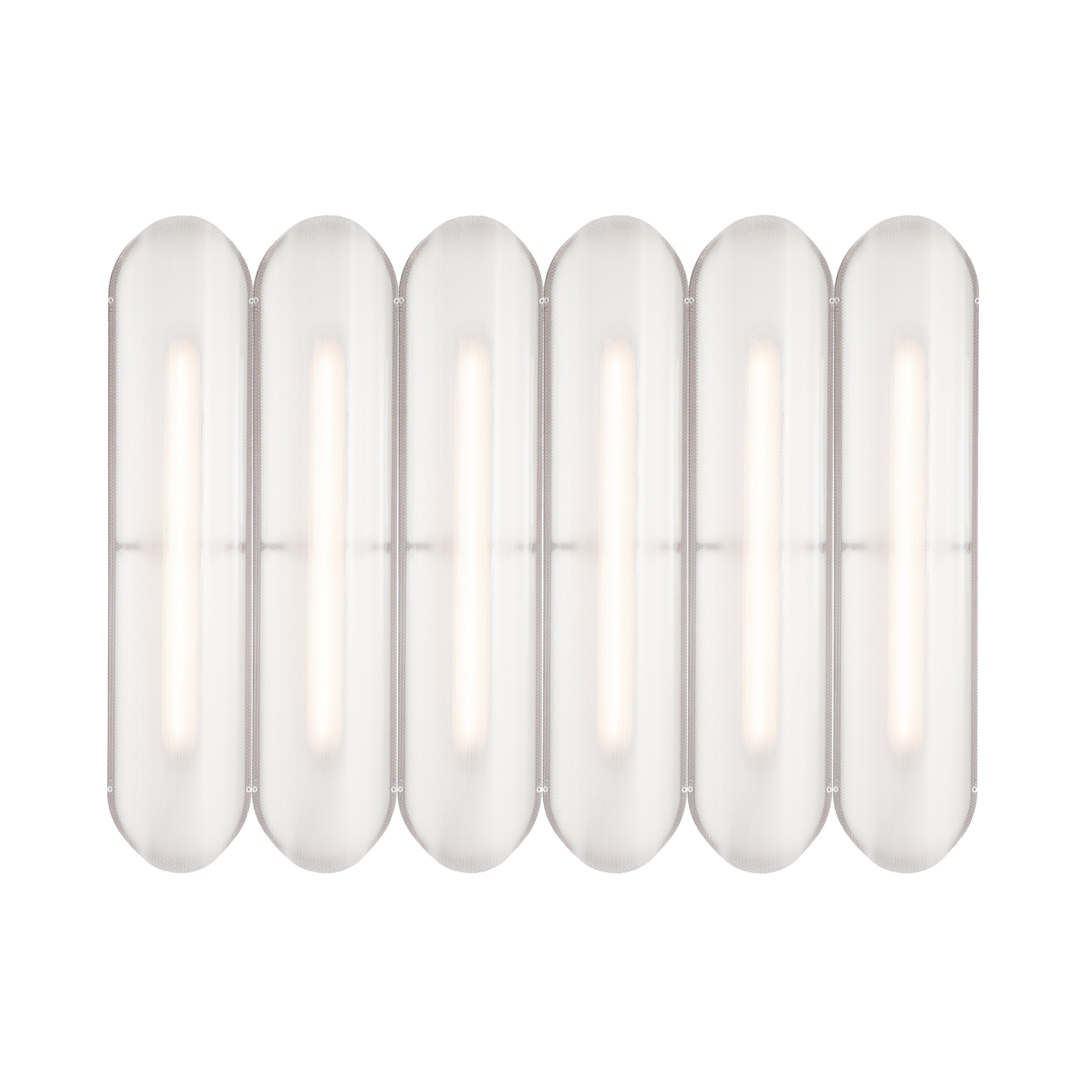 Vale System Ceiling/Wall Light: Vertical + Side-to-Side + Vale 6 + Rust