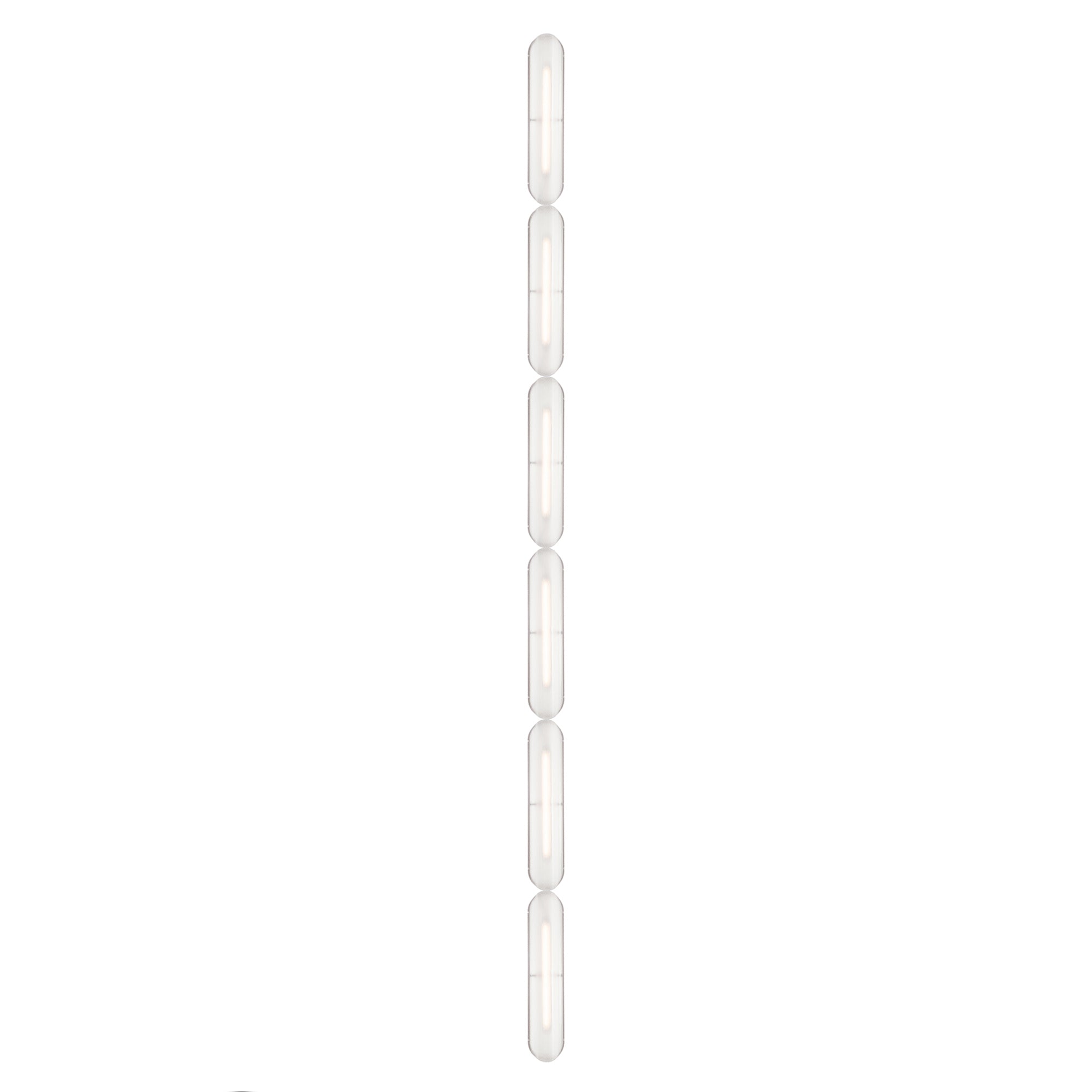 Vale System Ceiling/Wall Light: Vertical + End-to-End + Vale 6 + Rust