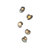 Pebble Chandelier 5: Cluster + Slate